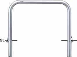 サンポール アーチ 差込式フタ付 AA-7SF10-650 φ60.5(t3.0) W1000×H650