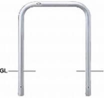 サンポール アーチ 固定式 AA-7U75-800 φ60.5(t3.0) W750×H800