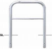 サンポール アーチ 固定式 AH-7U75-800 φ60.5(t3.0) W750×H800