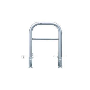 サンポール アーチ 差込式フタ付 AH-8SF75-800 φ76.3(t3.0) W750×H800