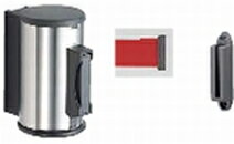 品名:屋内型ベルトリール 施工タイプ:壁付式,屋内用 材質:本体:ステンレス　ベース・フックキャッチ:樹脂 仕様:壁付式,ベルト内蔵(2m) サイズ:φ60.5 H114 重量:約0.5kg 仕上げ/カラー:本体:鏡面仕上　ベルト:レッド　ベルト:ブルー 備考:●こちらの商品はメーカー少量在庫記載品です。 ●通常業者向けの運送会社になりますのでお時間指定はできません。日曜日祝日配送もできないです。 ●離島のお客様は別途お見積りとなります。北海道、沖縄県もお見積りになる場合があります。 ●直送の場合メーカー指定便のため、運送会社のご選択はできません。山奥やトラックの入れない道幅の場合配送できないことがあります。地域によっては個人宅配送ができないこともあります。 ●ご注文後のご変更、キャンセルはできません。 ●ご注文後の発注のため受注生産ではなくても稀に欠品の場合もあります。