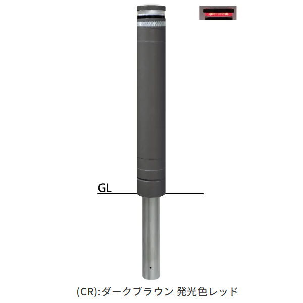 サンポール リサイクルゴム＋ソーラー 固定式 RB-232U-SOL(CR)