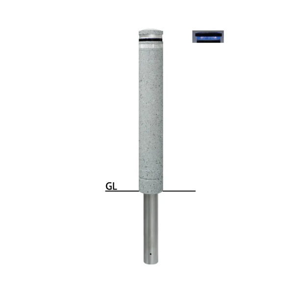 サンポール リサイクルゴム＋ソーラー石目風塗装 固定式 RB-234U-SOL(ST1B)