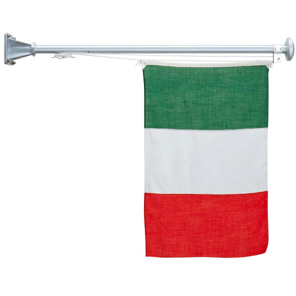 サンポール フラッグポール ダブル滑車式 RP-Aタイプ ポール L4m 直角アウトリガー式 RP-4A-WK