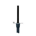 サンポール アルミヘッドリフター上下式 LV-162KC-E エンド用(最終端部) φ76.3(t2.0) H700mm