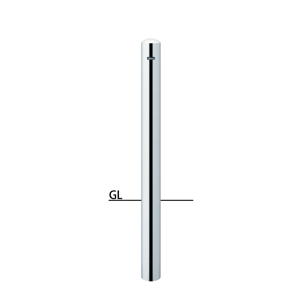 サンポール ピラー 固定式(埋込400) PA-11U4-F00 フックなし φ101.6(t2.0) H850＋埋込400