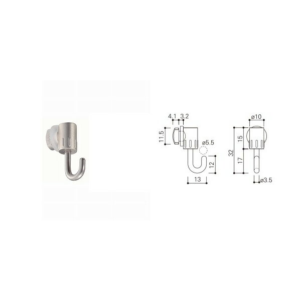 タキヤ CBフック 20kg K type 軽量タイプ シルバー