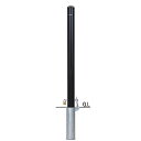 帝金 バリカー ピラー型 脱着式カギ付 52-PK フックナシ 茶 径60.5×t2.3 H850