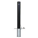 帝金 バリカー ピラー型 脱着式フタ付 54-P フックナシ 茶 径101.6×t3.2 H850