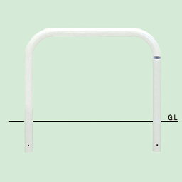 帝金 固定式 82A-10白 φ60.5×t2.8 W1000 H650