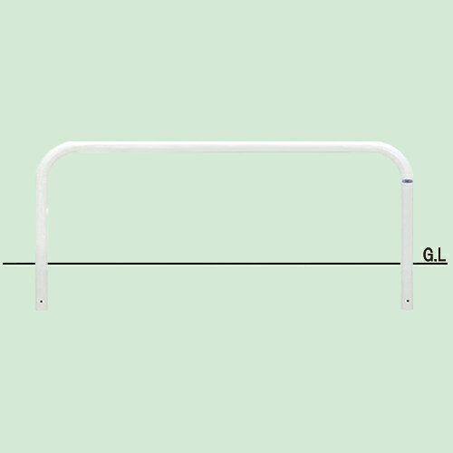 帝金 固定式 82A-20白 φ60.5×t2.8 W2000 H650