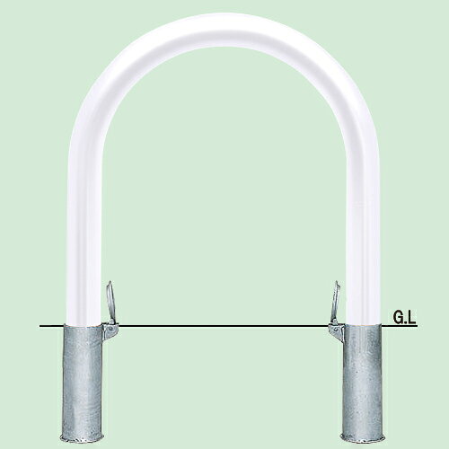 帝金 脱着式フタ付 83P2-06白 φ76.3×t3.2 W600 H650