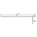 帝金 固定式 S80A9MD-24W(中間支柱) φ42.7×t2.0 W2400 H350