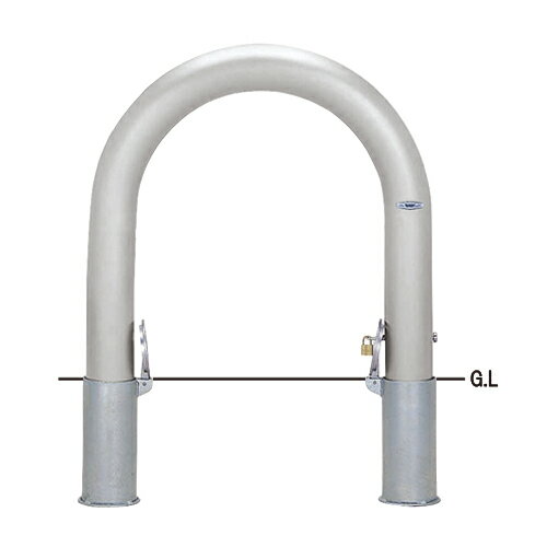 帝金 脱着式カギ付 S84PK2-06 φ101.6×t3.0 W720 H700