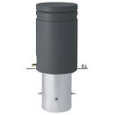 帝金 脱着式カギ付 TPA-01CKダークグレー φ300 H500