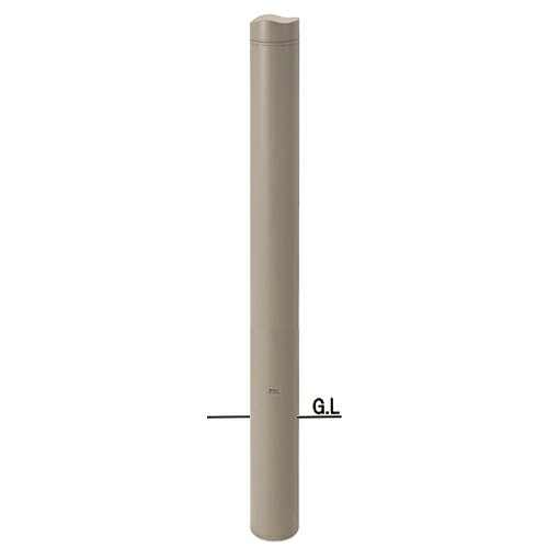帝金 固定式 TPF-04Aグレーベージュ φ114.3×t4.5 H850