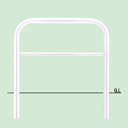 帝金 固定式 Y82A3-10白 径60.5×t2.8 W1000 H800