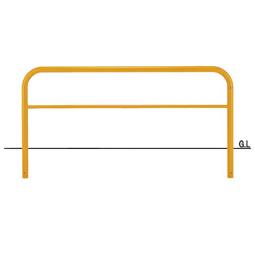 帝金 固定式 Y82A3-20 黄 径60.5×t2.8 W2000 H800