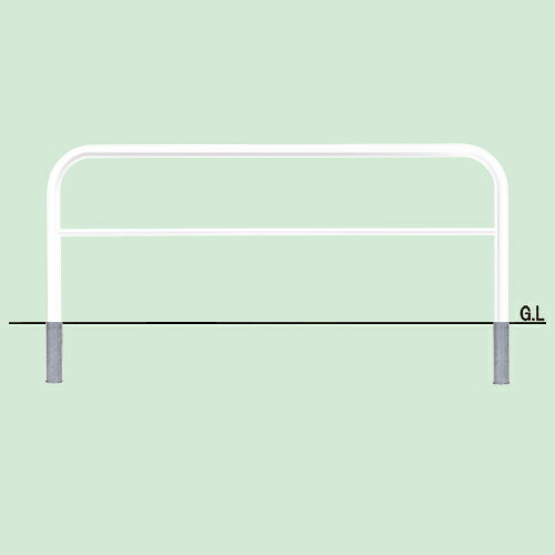 帝金 脱着式 Y82C3-20白 径60.5×t2.8 W2000 H800