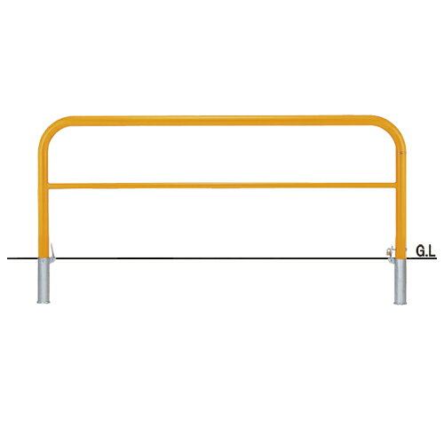 帝金 脱着式フタ付 Y82P3-20 黄 径60.5×t2.8 W2000 H800