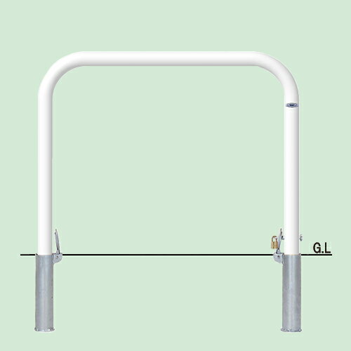 帝金 脱着式カギ付 Y82PK-10白 径60.5×t2.8 W1000 H800