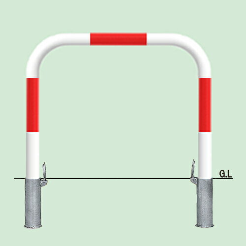 帝金 脱着式フタ付 Y83P-10赤白 径76.3xt3.2 W1000 H800