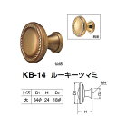 シロクマ ルーキーツマミ KB-14 サイズ大 仙徳/純金 D(1)φ34×H24×D(2)φ18mm