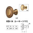 シロクマ ルーキーツマミ KB-14 サイズ中 仙徳/純金 D(1)φ25×H21×D(2)φ15mm