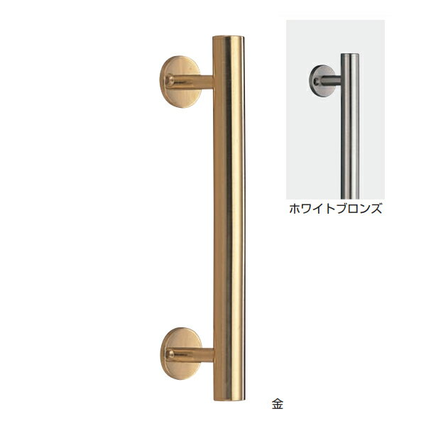 シロクマ 丸型取手 NO-68 150mm ホワイトブロンズ／金