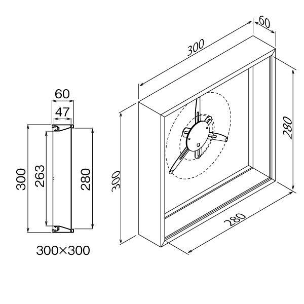 ベルク コレクションケース 専用タイプ L409 SP セピア 400×400mm [2]
