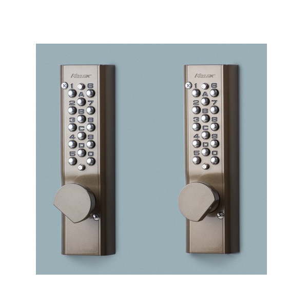 長沢製作所 キーレックス KL1100 自動施錠 両面ボタン 鍵なし ノブ 22643