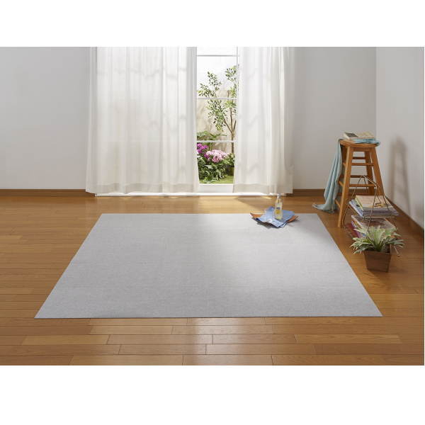 サンコー おくだけ吸着 タイルマット （撥水） 30×30cm ライトグレー KR-72 20枚入