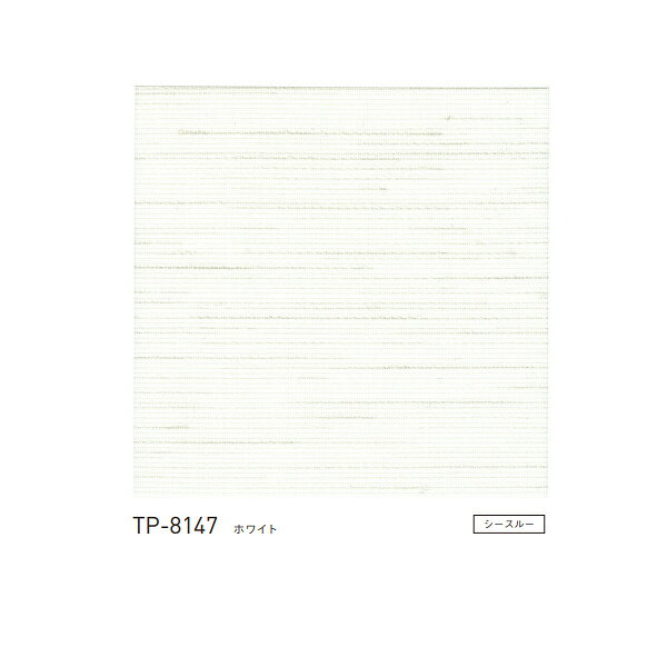 トーソー プリーツスクリーン シアー スズカ しおり25 シングルスタイル チェーンタイプ TP-8147 ホワイト 幅805〜1200mm 高さ1410〜1800mm [2]