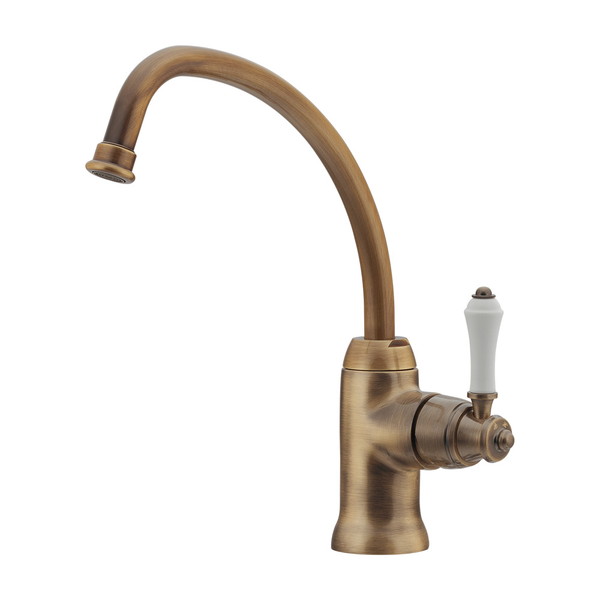 カクダイ シングルレバー混合栓 117-137-AB