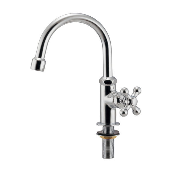 カクダイ 泡沫立形スワン水栓 700-850