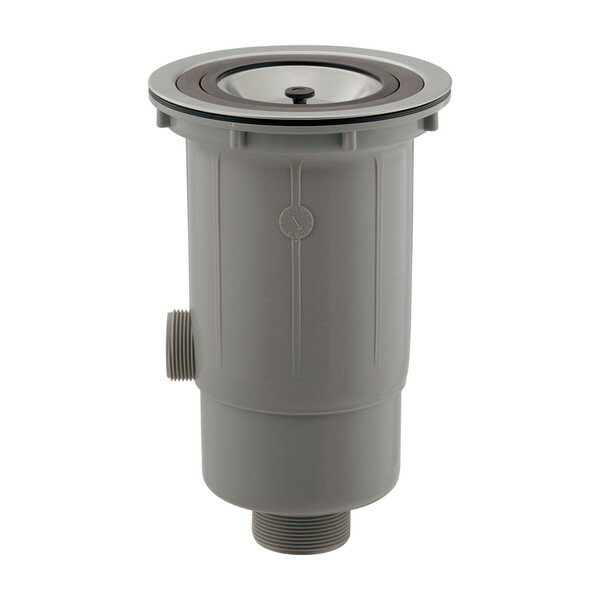 カクダイ 流し台トラップ（横穴つき） 452-522