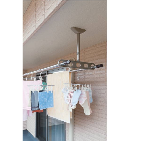 アイリスオーヤマ 簡単組立スタイル物干し STMX-770 ブラック IRIS OHYAMA(代引不可)【送料無料】