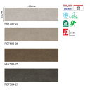 川島織物 置敷きビニル床タイル WAX FREE REFINEBACK EXA カローレコンクリート 250×1000mm 5.0mm厚 10枚