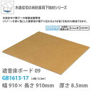 DAIKEN 遮音床ボード09 8.5mm厚さ 910×910mm 4枚(3.3平米) GB1613-17