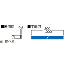 DAIKEN イエリア リモデル階段 スタンダード 側桁見切テープセット(片側15段分)直部・廻り部用(6mm・12mm兼用) CL618-11