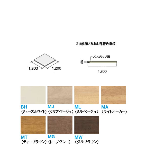 DAIKEN イエリア階段 ハモンド箱型 箱踊り場 1200K 1枚入り CR229-K51●●