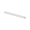 DAIKEN ハンガーパイプ 600 Φ25 シルバー FAJ4-12 (カット不可)