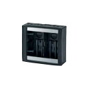 DAIKEN 遮音コンセント・スイッチ BOX 2個用 厚41×幅120.7×長さ105mm (1個) GB2001-2