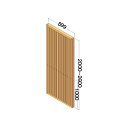 DAIKEN イエリア 格子間仕切 900幅PLAN QW403-■■ 奥行79mm