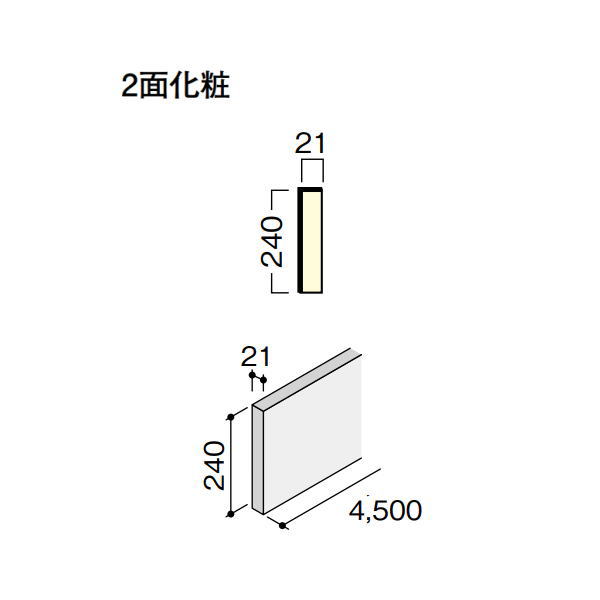 トリニティ床材に対応する階段部材 天然銘木柄の美しさと質感のある階段部材です。 床材「トリニティ」との同色コーディネートで上質空間を実現できます。 ■ 踏板・蹴込板・側桁は12カラー。階段室をトリニティの床材とコーディネートできます。 ■色のばらつきを抑える特殊オレフィンシートを採用。木質のやさしい雰囲気はそのままに、統一感にあふれた美しい空間コーディネートを演出できます。 ■段鼻部をR形状化、ノンスリップ溝を大型化し、安全性に配慮しています。 サイズ：厚さ21×幅240×長さ4500mm 基材：表層：MDF、パーティクルボード　中芯：合板もしくはLVL 表面：特殊オレフィンシート ホルムアルデヒド規制：F☆☆☆☆住宅部品表示ガイドライン●北海道、沖縄県、離島は別途追加送料がかかりますので高額になるので先にお問い合わせください。その場合送料に同意いただいてからの発送となりますので納期の指定はできません。 ●お時間指定はできません。個人向けの一般の宅配便ではないので夜間配送や日曜日、祝日配送はできません。地域によっては土曜日に不可のところがあります。 ●在庫品ではなく都度発注のためメーカー欠品等の場合は納期のご希望に添えません。 ●再配送の場合別途保管料、再配送料がかかることがあります。転送できる場合もありますが、できても転送料がかかります。 ●返品、交換、発注後のキャンセルはできません。 ●納入は基本的に車上お渡しとなります。 ●突然個人宅配送はできないようになる場合もあります。法人宛でもトラックが入れない場合などは営業所お引き取りになる場合があります。 ●写真はイメージです。 関連商品 ●DAIKEN トリニティ階段 箱型 箱踏板 780 3枚 CR405-13 ●DAIKEN トリニティ階段 箱型 箱踏板 780 4枚 CR405-14 ●DAIKEN トリニティ階段 箱型 箱踏板 780W 3枚 CR405-63 ●DAIKEN トリニティ階段 箱型 箱踏板 780W 4枚 CR405-64 ●DAIKEN トリニティ階段 箱型 箱踏板 870 3枚 CR405-23 ●DAIKEN トリニティ階段 箱型 箱踏板 870 4枚 CR405-24 ●DAIKEN トリニティ階段 箱型 箱踏板 870W 3枚 CR405-33 ●DAIKEN トリニティ階段 箱型 箱踏板 870W 4枚 CR405-34 ●DAIKEN トリニティ階段 箱型 箱踏板 1200W 3枚 CR405-53 ●DAIKEN トリニティ階段 箱型 箱踏板 1200W 4枚 CR405-54 ●DAIKEN トリニティ階段 箱型 箱四段廻踏板（バリアフリー対応）2000 2枚 CR474-1 ●DAIKEN トリニティ階段 箱型 箱四段廻踏板（バリアフリー対応）2360 2枚 CR474-2 ●DAIKEN トリニティ階段 箱型 箱三段廻踏板 920 3枚 CR456-03 ●DAIKEN トリニティ階段 箱型 箱三段廻踏板 1000 3枚 CR456-13 ●DAIKEN トリニティ階段 箱型 箱三段廻踏板 1200 3枚 CR456-23 ●DAIKEN トリニティ階段 箱型 箱二段廻踏板 1000 2枚 CR457-1 ●DAIKEN トリニティ階段 箱型 箱二段廻踏板 1180 2枚 CR457-2 ●DAIKEN トリニティ階段 箱型 箱90°均等四段廻踏板 1000 4枚 CR477-1 ●DAIKEN トリニティ階段 箱型 箱踊り場 1000 1枚 CR459-11 ●DAIKEN トリニティ階段 箱型 箱踊り場 1180 1枚 CR459-31 ●DAIKEN トリニティ階段 箱型 箱上段框 900 1枚 CR458-51 ●DAIKEN トリニティ階段 箱型 箱上段框 1200 1枚 CR458-71 ●DAIKEN トリニティ階段 箱型 箱蹴込板 900 1枚 CR465-201 ●DAIKEN トリニティ階段 箱型 箱蹴込板 1100 1枚 CR465-301 ●DAIKEN トリニティ階段 箱型 箱蹴込板 1350 1枚 CR465-401 ●DAIKEN トリニティ階段 箱型 箱蹴込板 1700 1枚 CR465-501