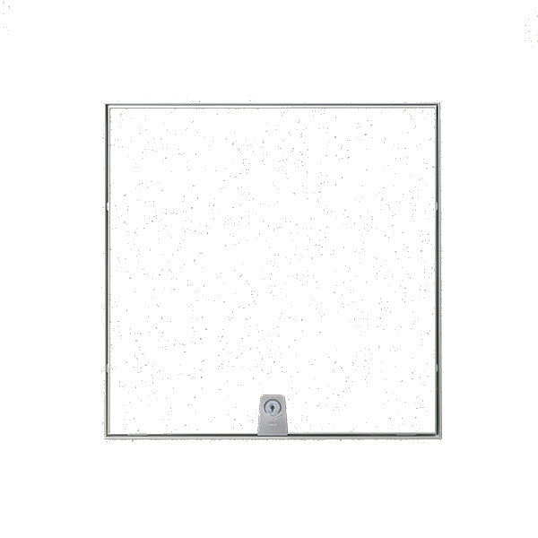 ナカ工業 天井点検口 ハイハッチ 鍵付き HH-MMH2 606 シルバー 606×606mm