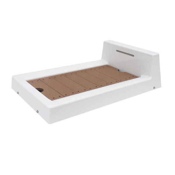 テクノテック ガーデンパン/愛犬の足洗い場 すのこ有り 送料込み W785×D484×H220 ホワイト TGP785-S1