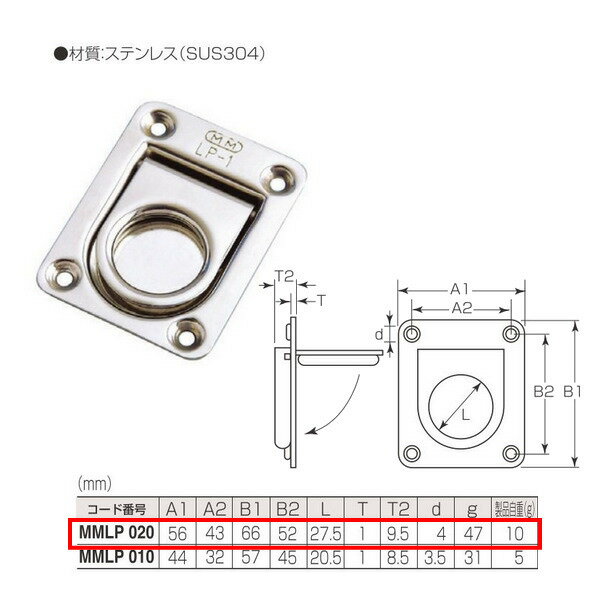 丸喜金属 リングプル MMLP 020