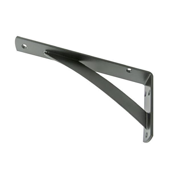 丸喜金属 パワー棚受（鉄） N-475 サイズ125mm×250mm マットブラック