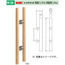 丸喜金属 シラキウッド 南海ハンドル(両面用) 強化木(積層材) W-28 300 1組